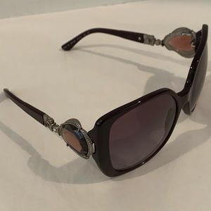 BVLGARI sunglasses limited edition Swarovski purple crystal